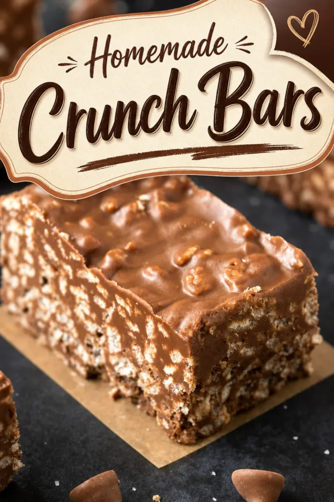 Homemade Crunch Bars