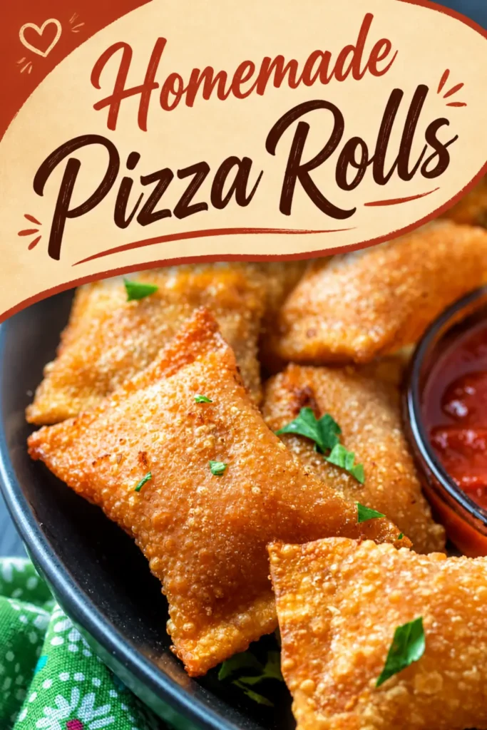 Homemade Pizza Rolls