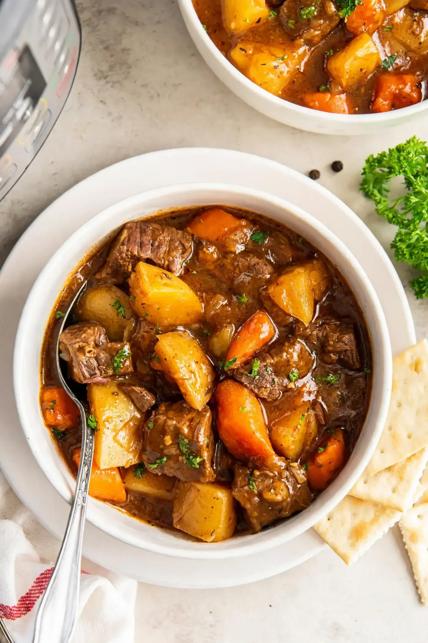 Instant Pot Beef Stew with Tender Chuck Roast and Vegetables 12 Instant Pot Beef Stew (1 of 2)
