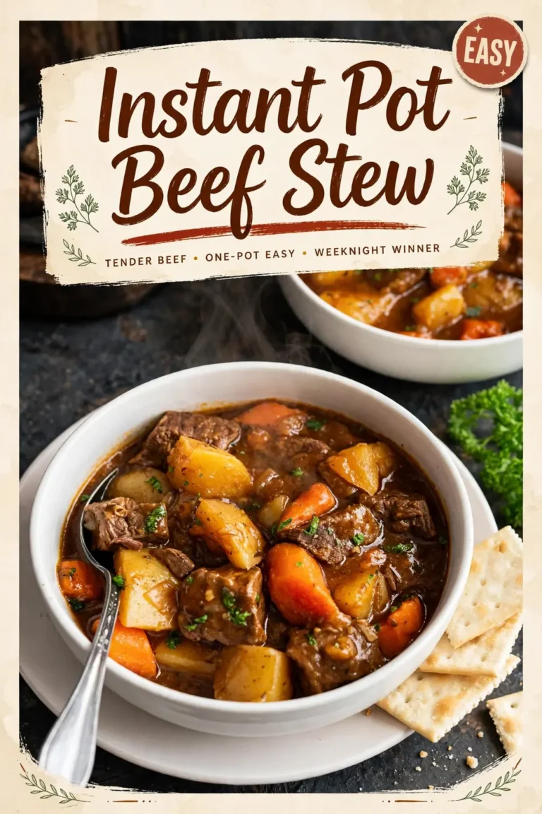 Instant Pot Beef Stew