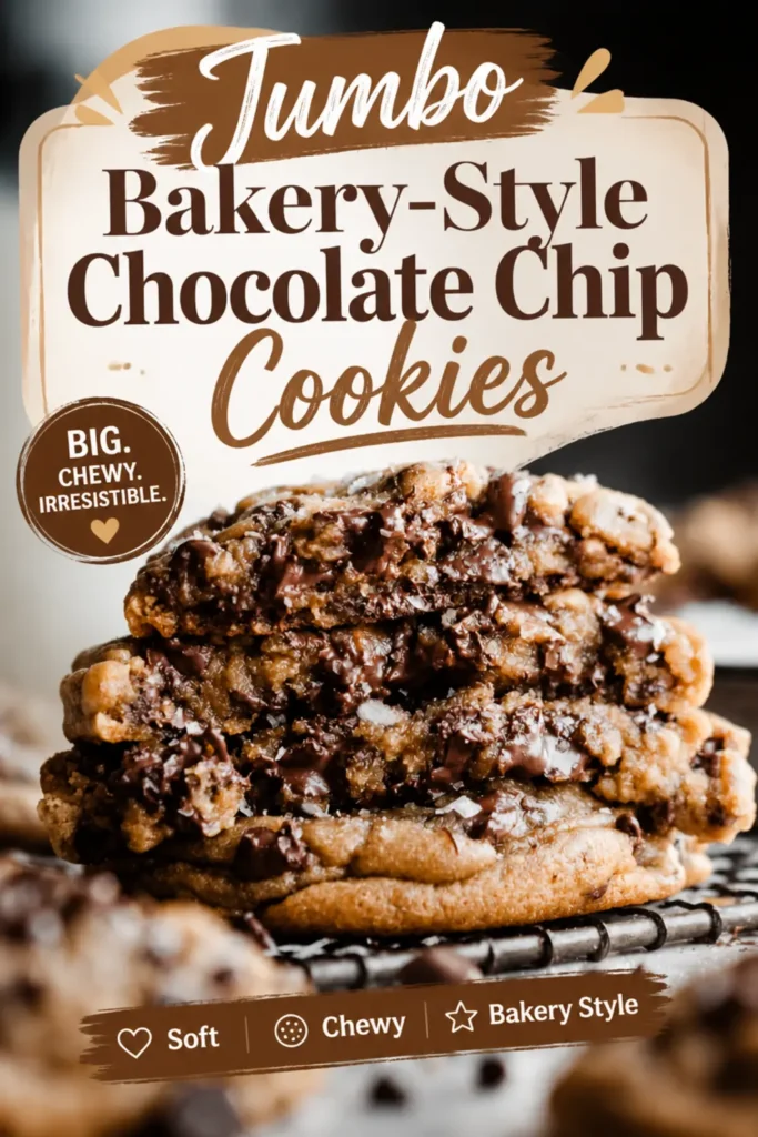 Jumbo Bakery-Style Chocolate Chip Cookies