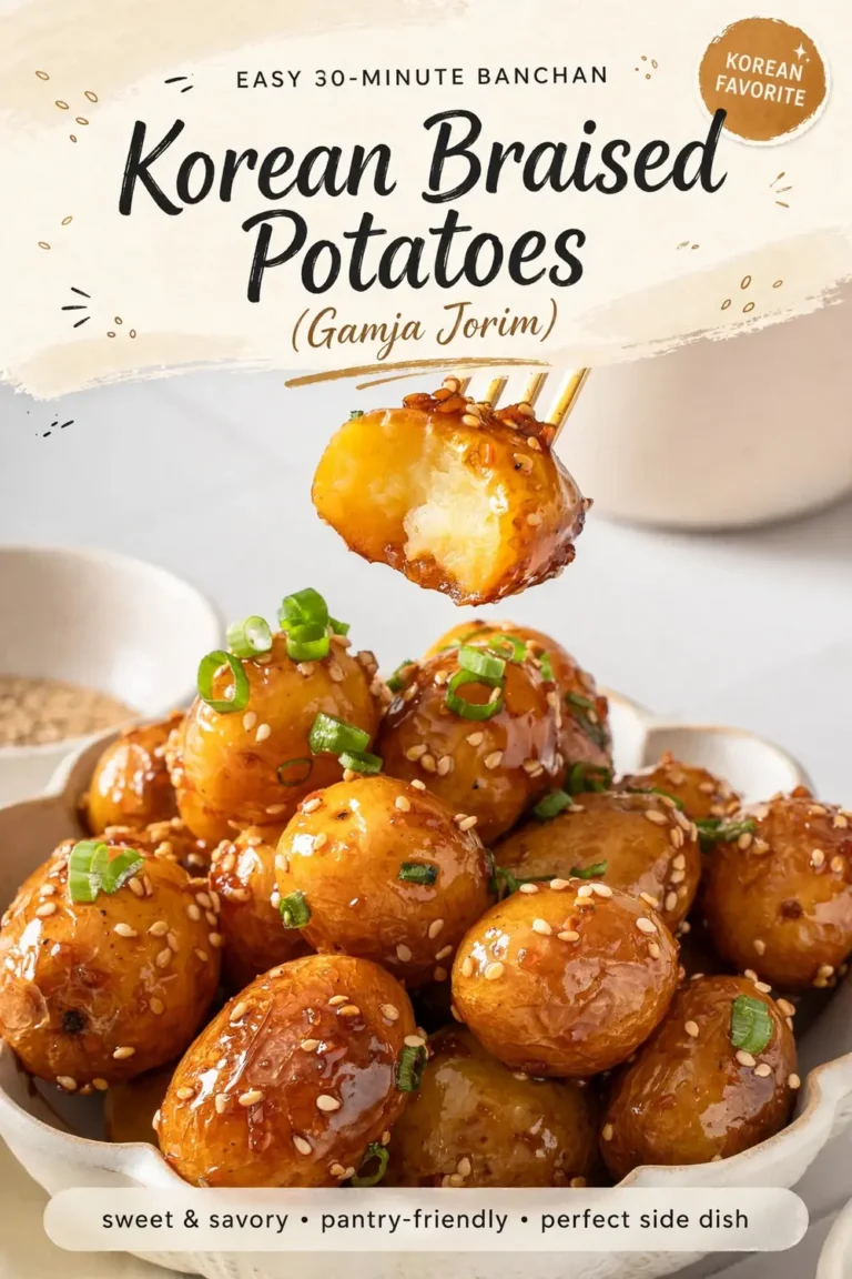 Korean Braised Potatoes (Gamja Jorim)