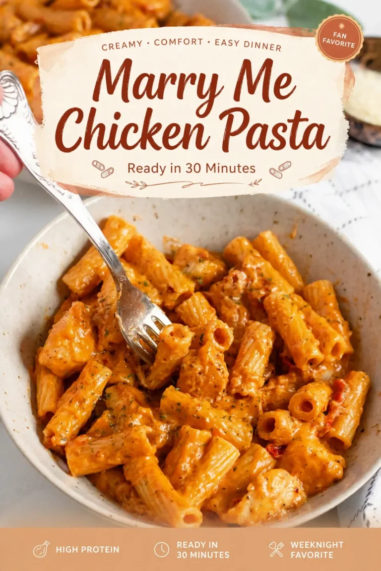 Marry Me Chicken Pasta: Creamy One Pan Dinner Ready in 30 Minutes 22 Marry Me Chicken Pasta