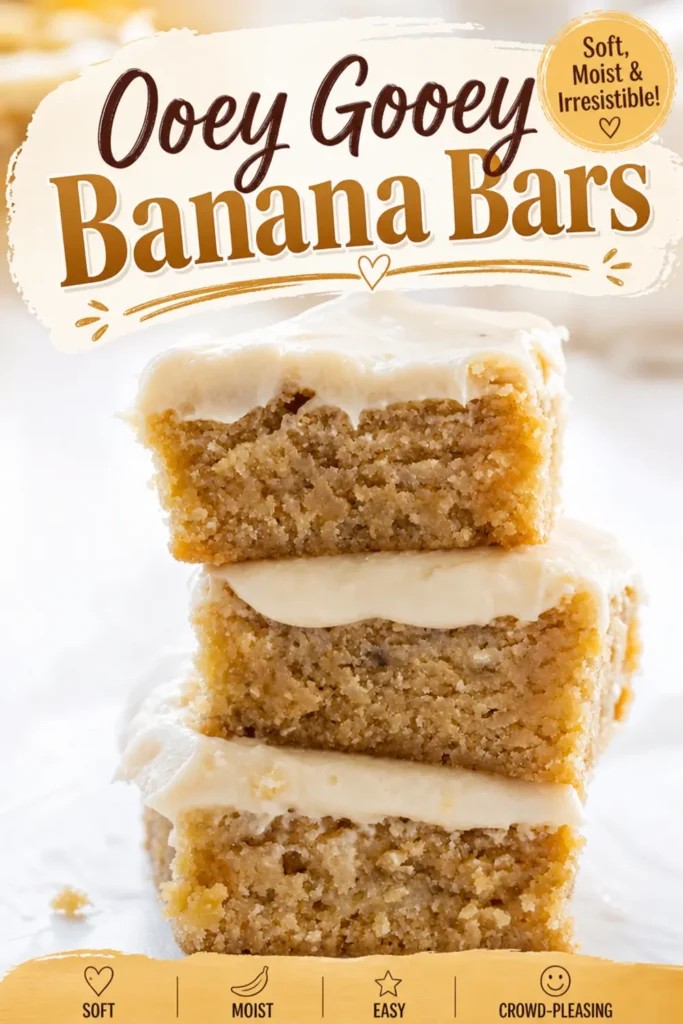 Ooey Gooey Banana Bars