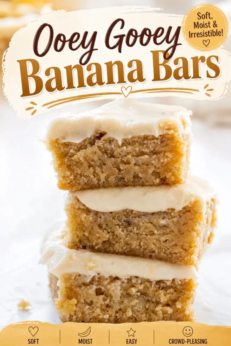 Ooey Gooey Banana Bars