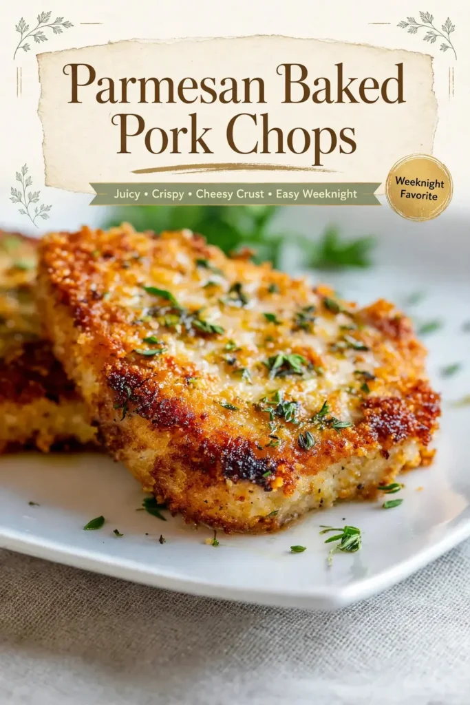 Parmesan Baked Pork Chops