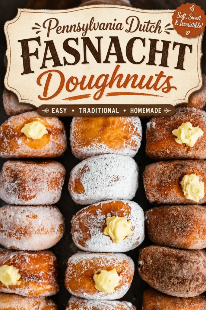 Pennsylvania Dutch Fasnacht Doughnuts