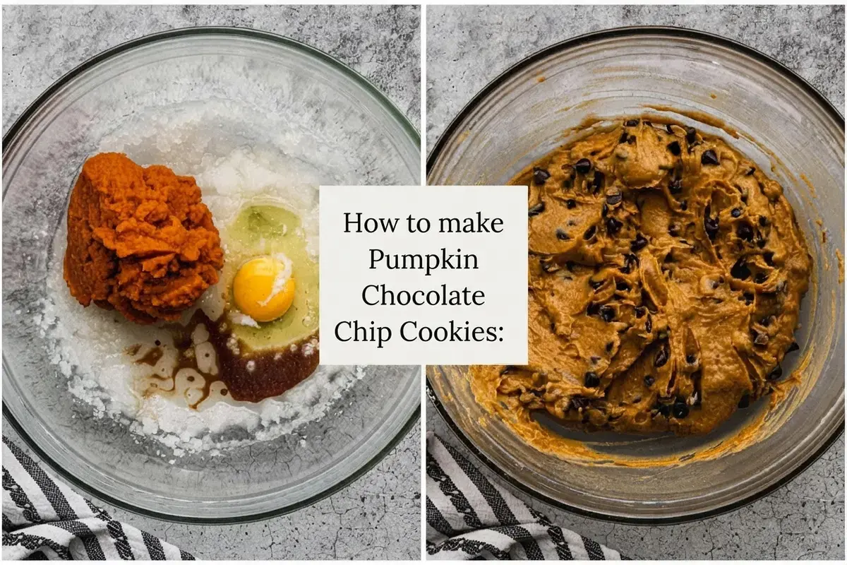 Pumpkin Chocolate Chip Cookies: Soft and Easy Fall Recipe 8 Pumpkin Chocolate Chip Cookies, How to make Pumpkin Chocolate Chip Cookies