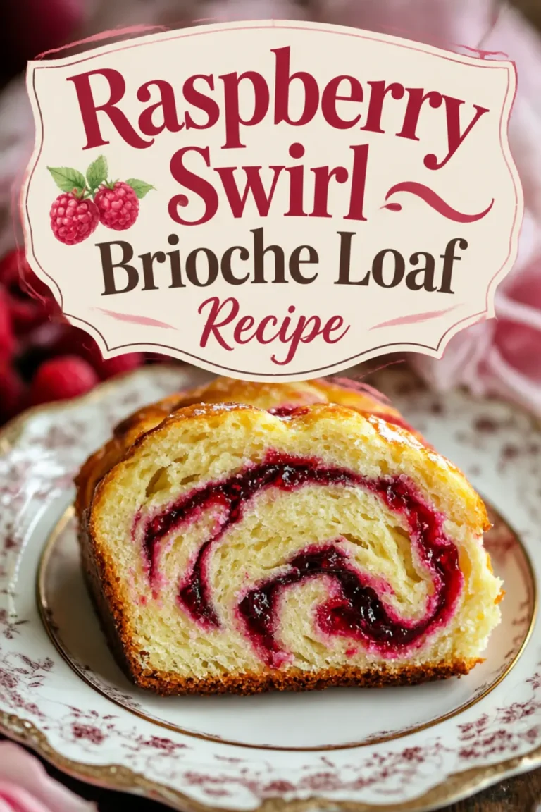 Raspberry Swirl Brioche Loaf Recipe