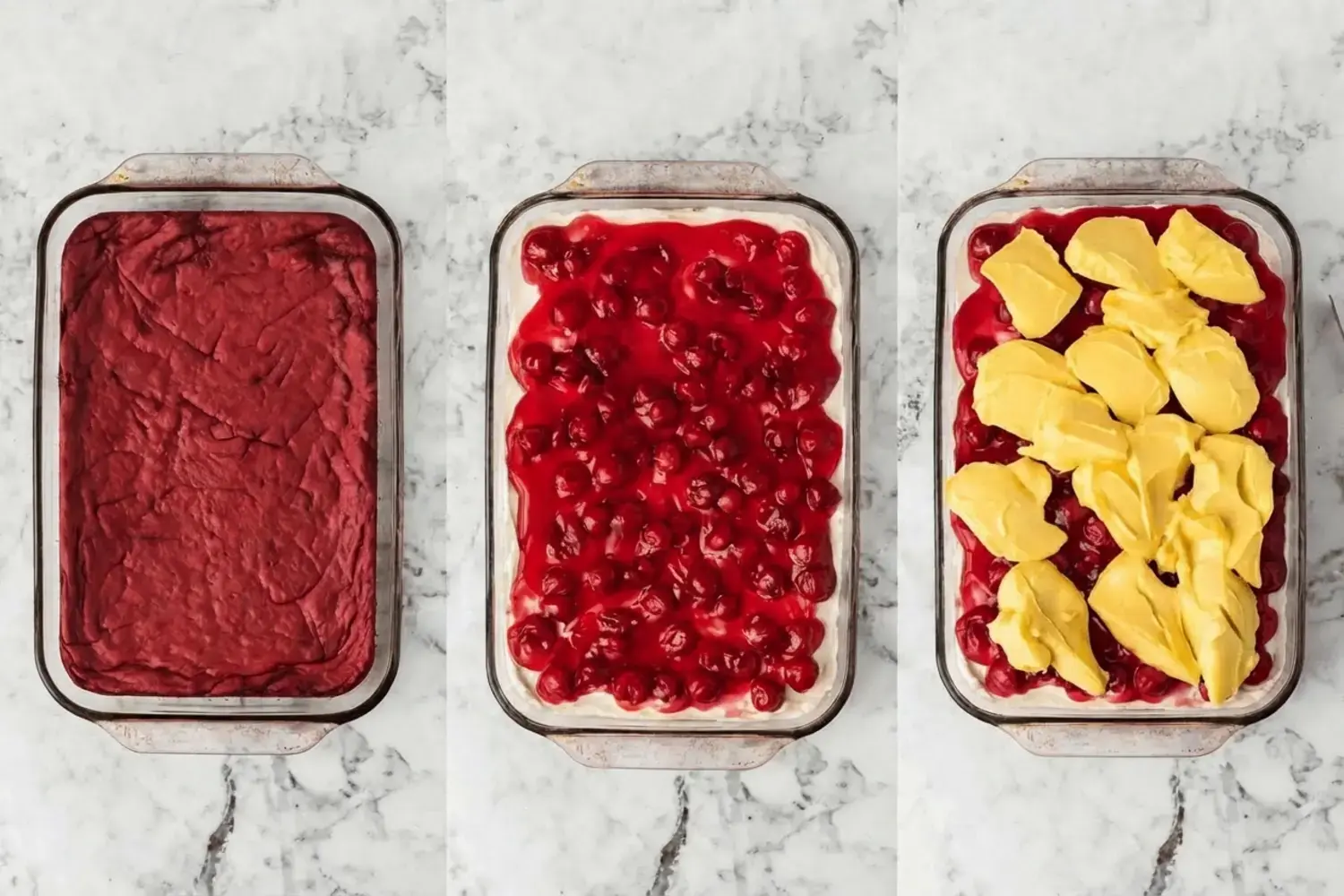 Red Velvet Cherry Dream Bars: A Festive No-Bake Layered Dessert 15 Red Velvet Cherry Dream Bars, Sweet Cheese Layer