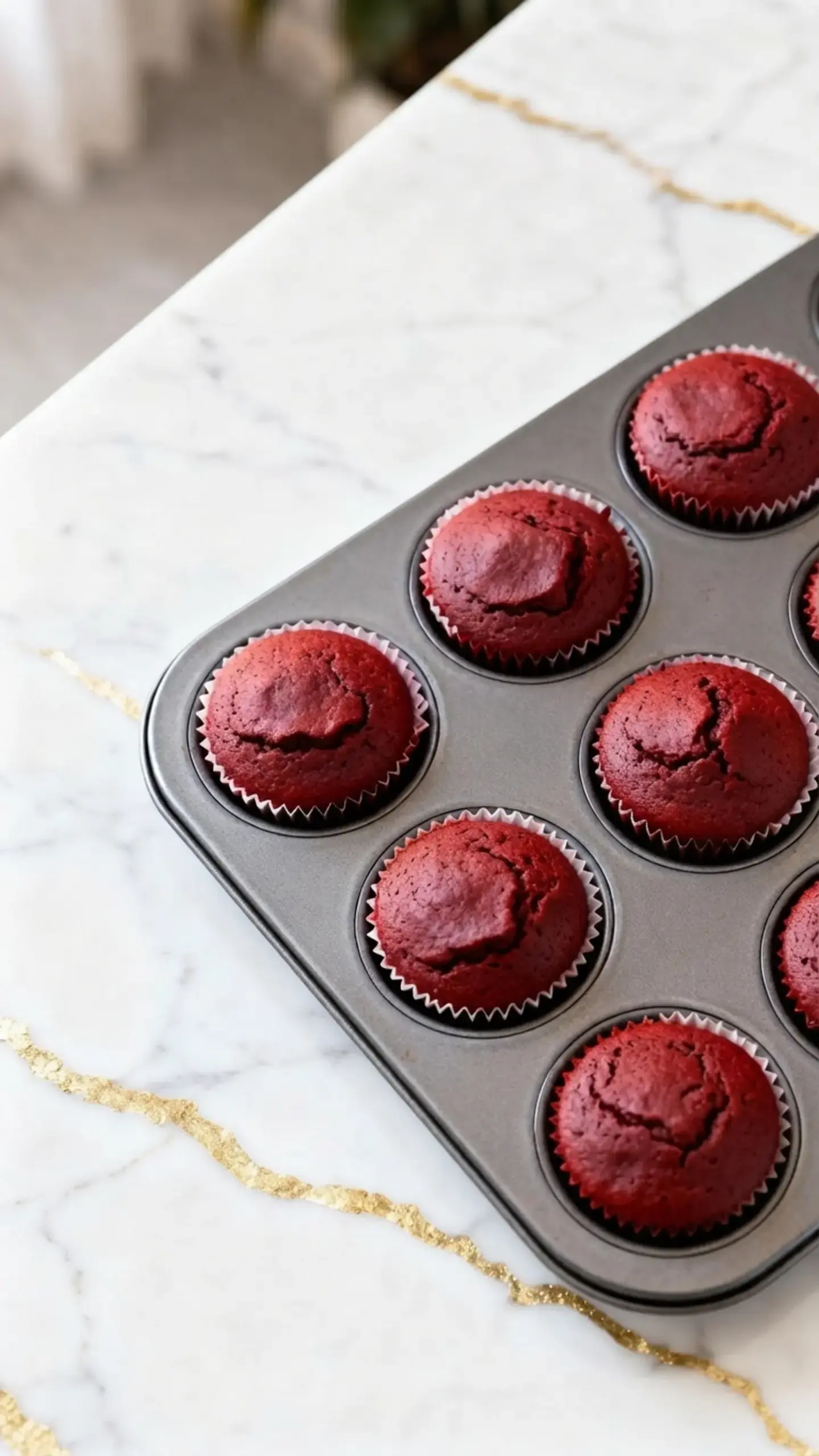 Red Velvet Oreo Cupcakes, Step 8: Bake