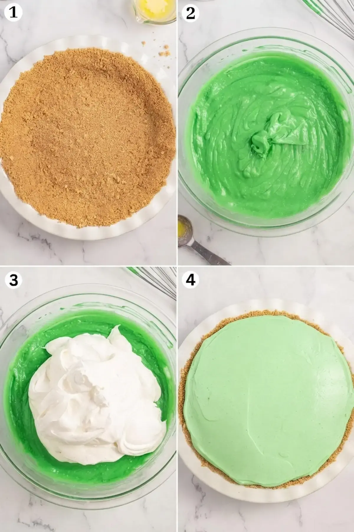 Shamrock Shake Pie: A No-Bake Minty Frozen Dessert for St. Patrick's Day 11 Shamrock Shake Pie, How to Make Shamrock Shake Pie