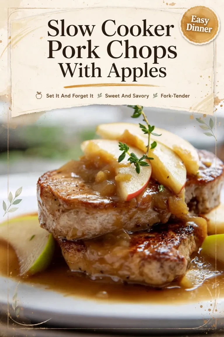 Slow Cooker Pork Chops With Apples