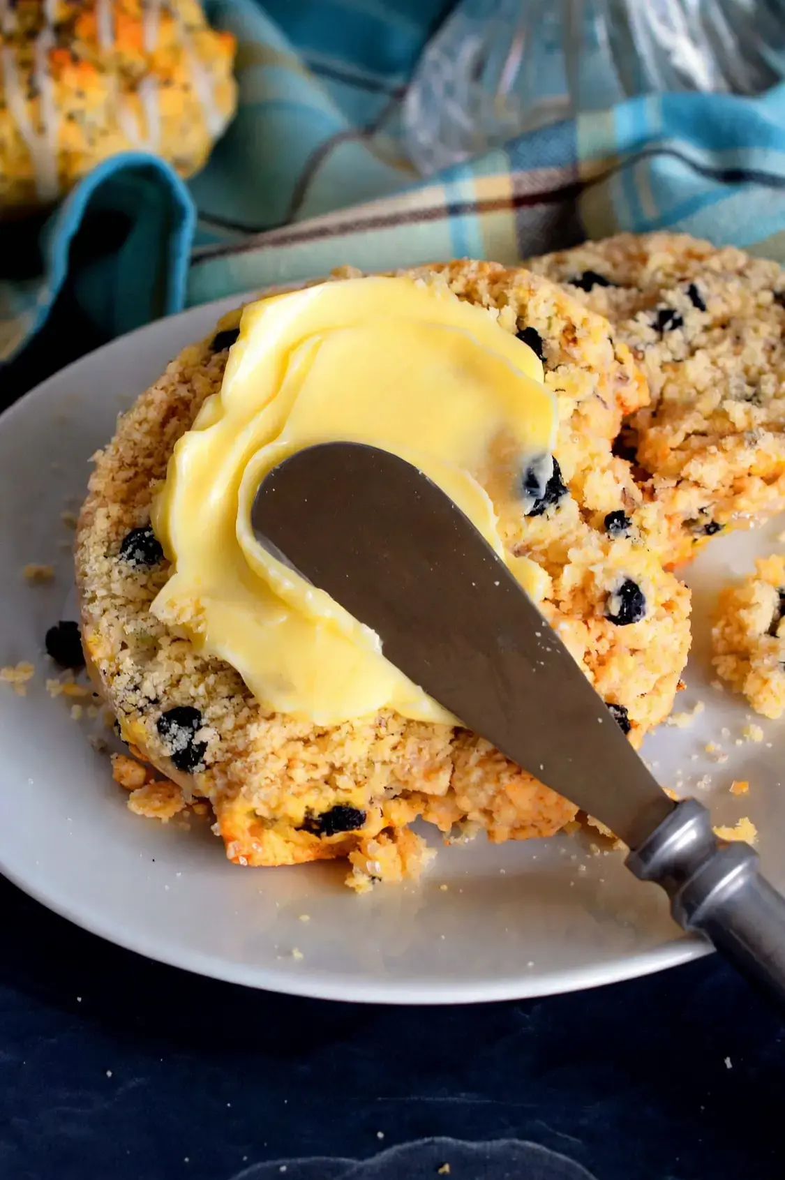 Sour Cream Scones: Tender Fluffy Scones for Easy Brunches 13 Sour Cream Scones, Serving the Scones (1 of 3)