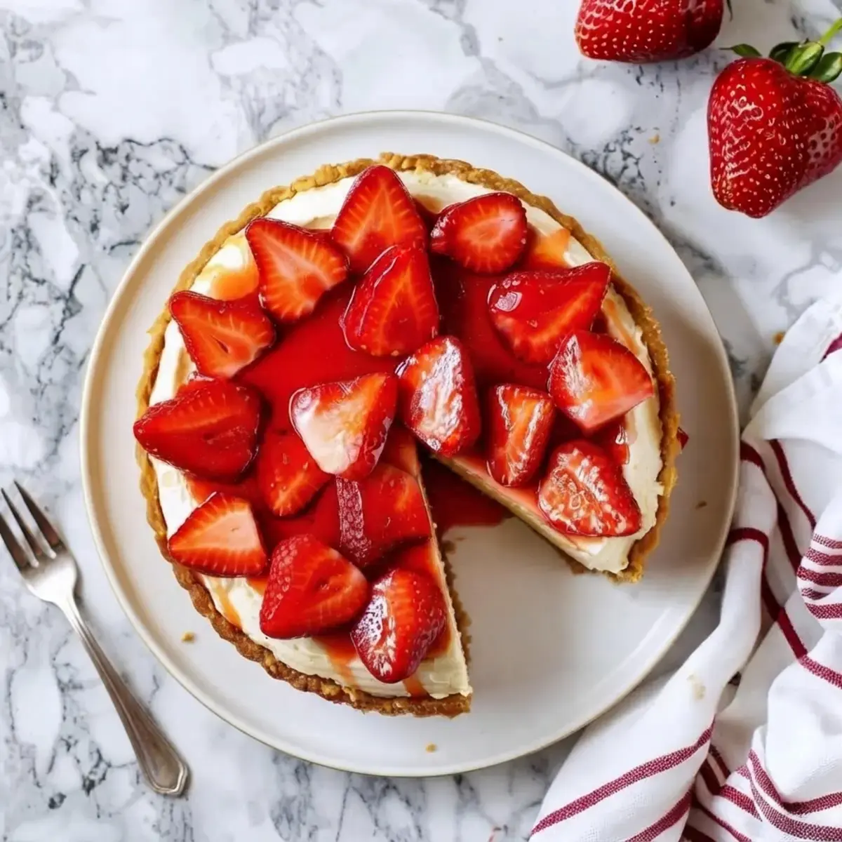 Strawberry Cheesecake Recipe That's Creamy and Crack-Free 8 Strawberry Cheesecake Recipe, Easy Strawberry Cheesecake