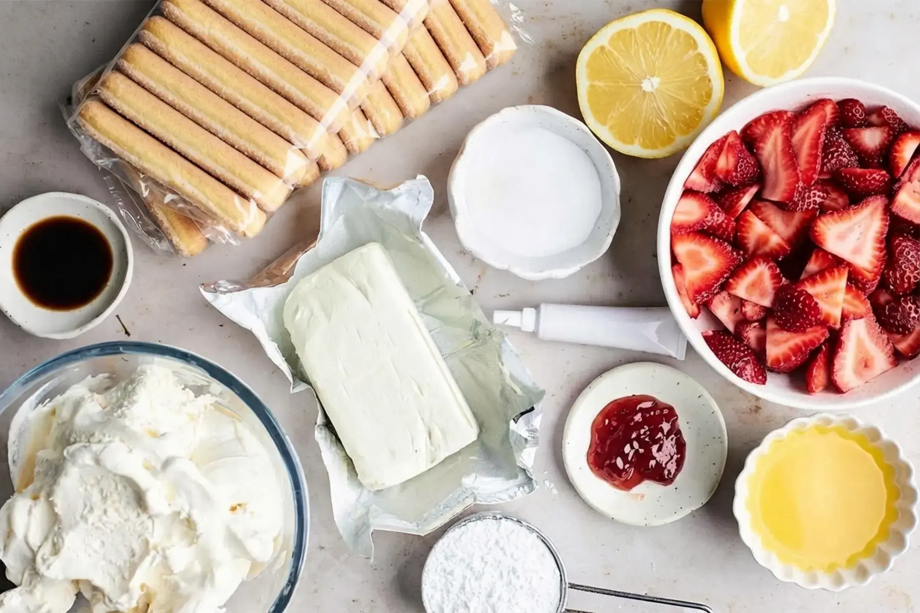 Strawberry Tiramisu, Strawberry Tiramisu Ingredients
