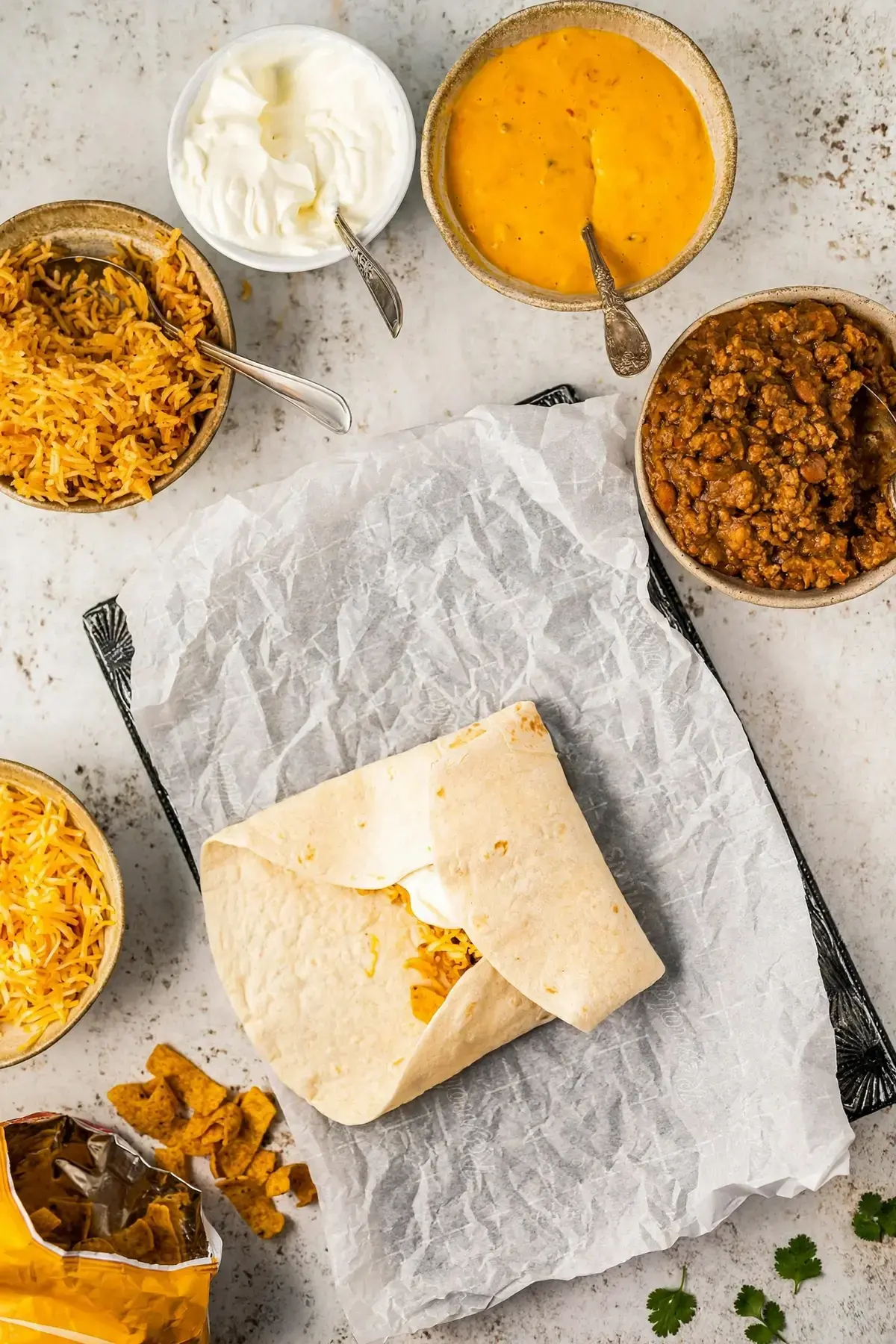 Taco Bell Beefy Melt Burrito Copycat Recipe: Crispy Fritos and Melty Cheese 28 Taco Bell Beefy Melt Burrito, How to Make a Taco Bell Beefy Melt Burrito (8 of 9)