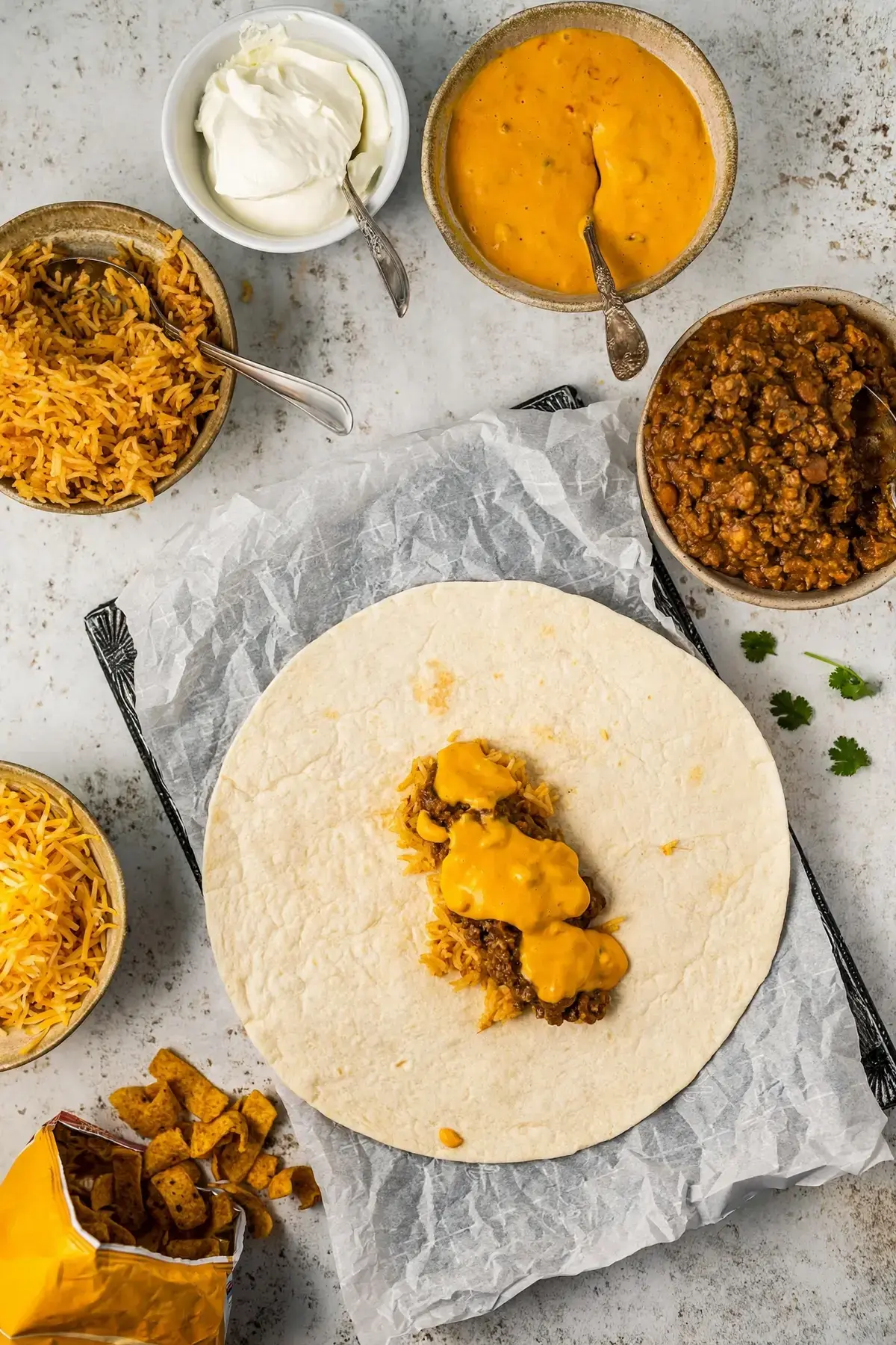 Taco Bell Beefy Melt Burrito Copycat Recipe: Crispy Fritos and Melty Cheese 24 Taco Bell Beefy Melt Burrito, How to Make a Taco Bell Beefy Melt Burrito (4 of 9)
