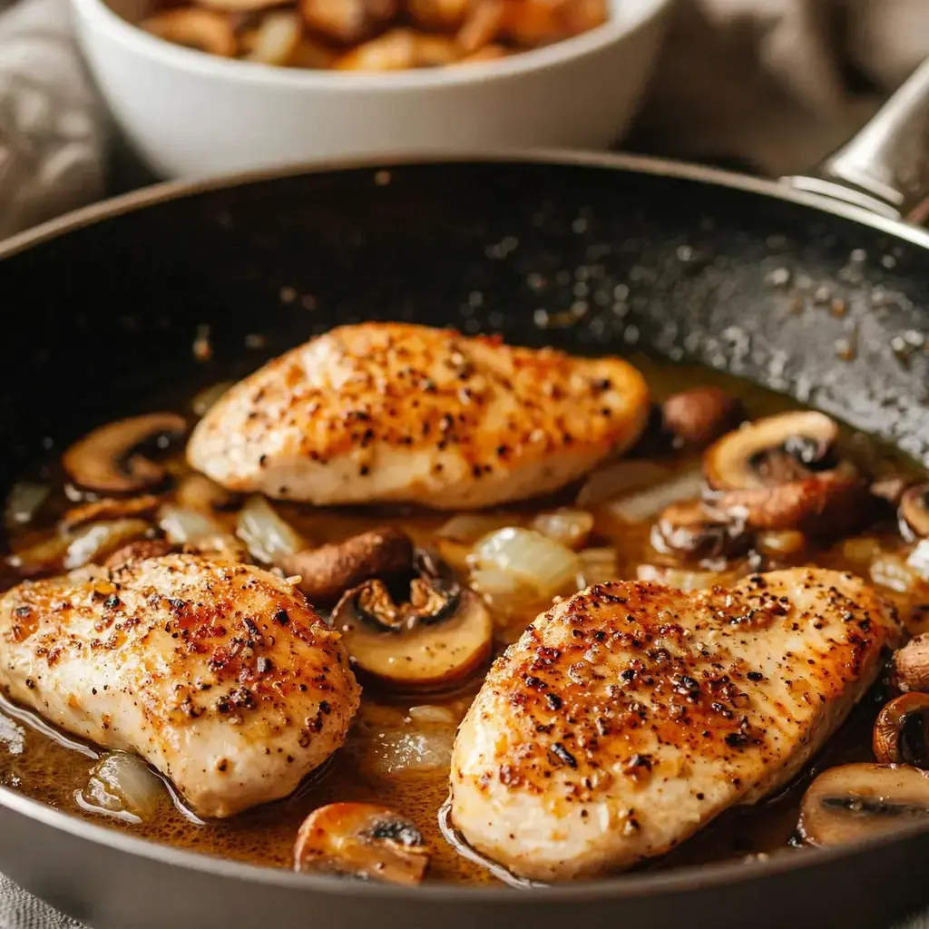 Texas Roadhouse Smothered Chicken: Juicy Skillet Chicken With Mushrooms and Melty Jack Cheese 10 Texas Roadhouse Smothered Chicken, Step 3: Cooking the Chicken