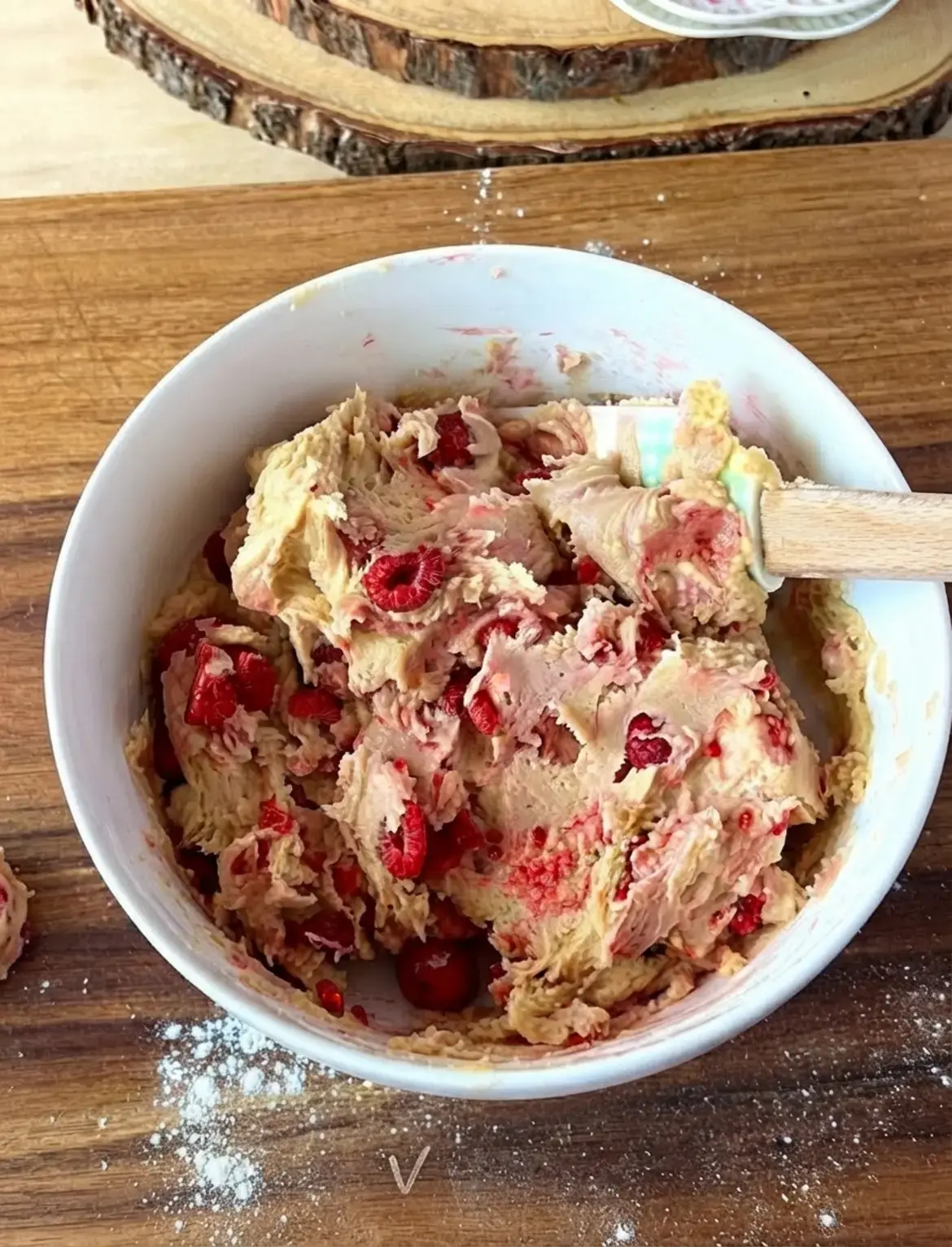 Vanilla Raspberry Cookies, Instructions