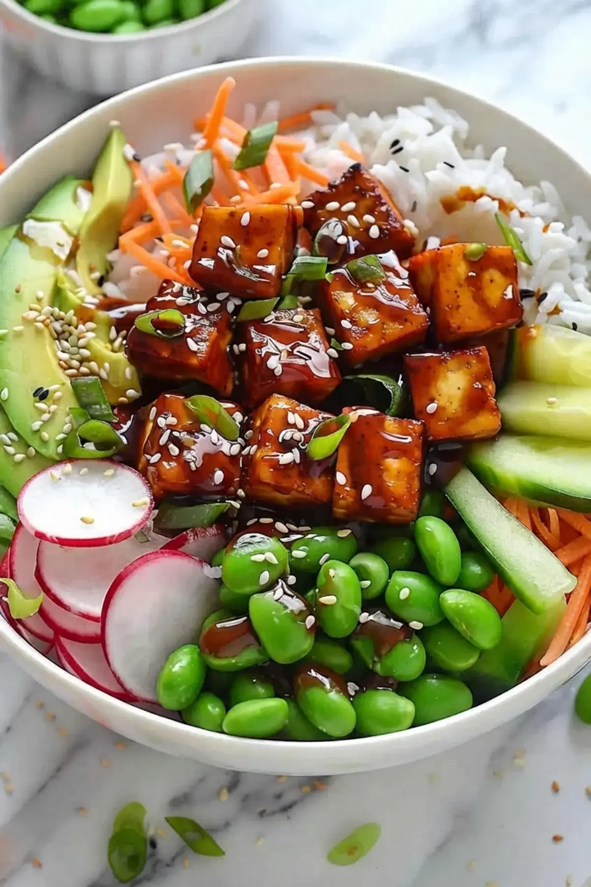Vegan Poke Bowl, For The Toppings