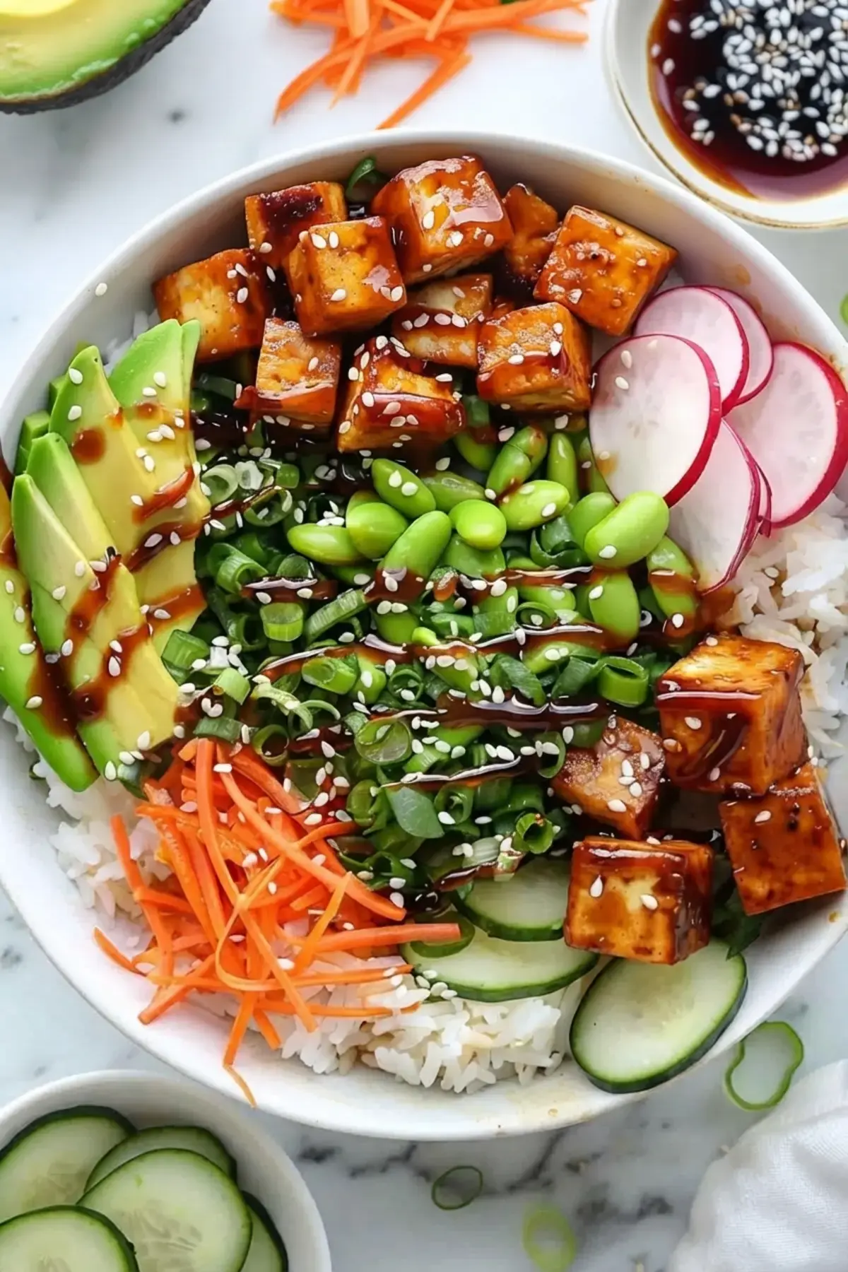 Vegan Poke Bowl, ‍How To Make A Vegan Poke Bowl